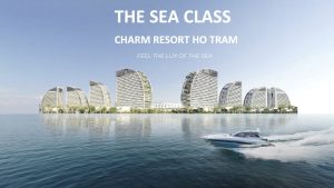 Phối cảnh phân khu The Sea Class - Charm Resort Hồ Tràm